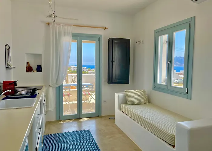 아파트 Eos - De Charme Et Confort Pour 4 Personnes Pres De La Et Du Coeur De Koufonissi 쿠포니시아